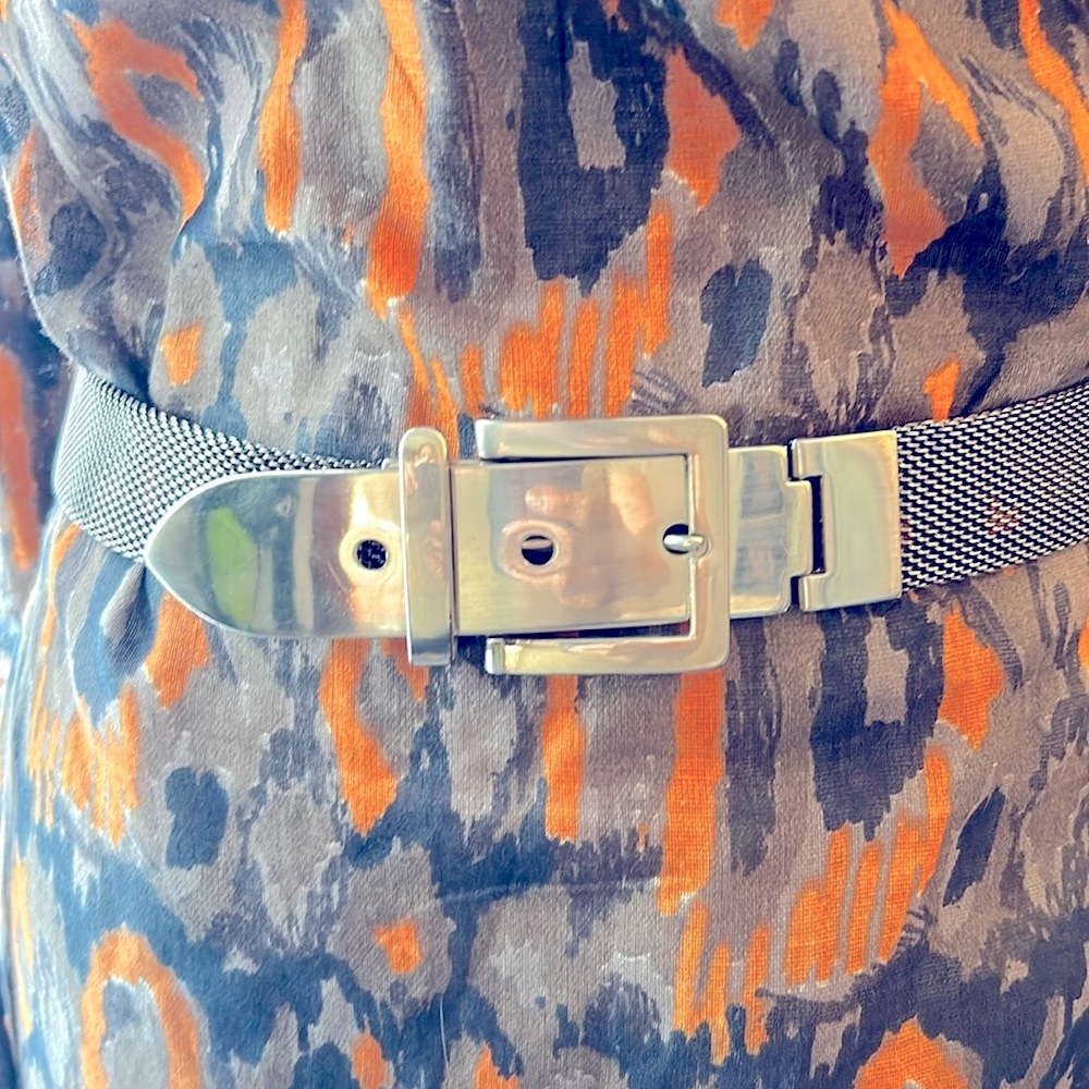 Silver Mesh Belt - Picture 7 of 11